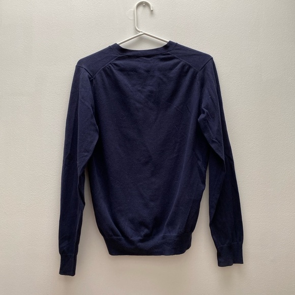 UNIQLO - Dark Blue Button Down V Cardigan - Picture 2 of 4